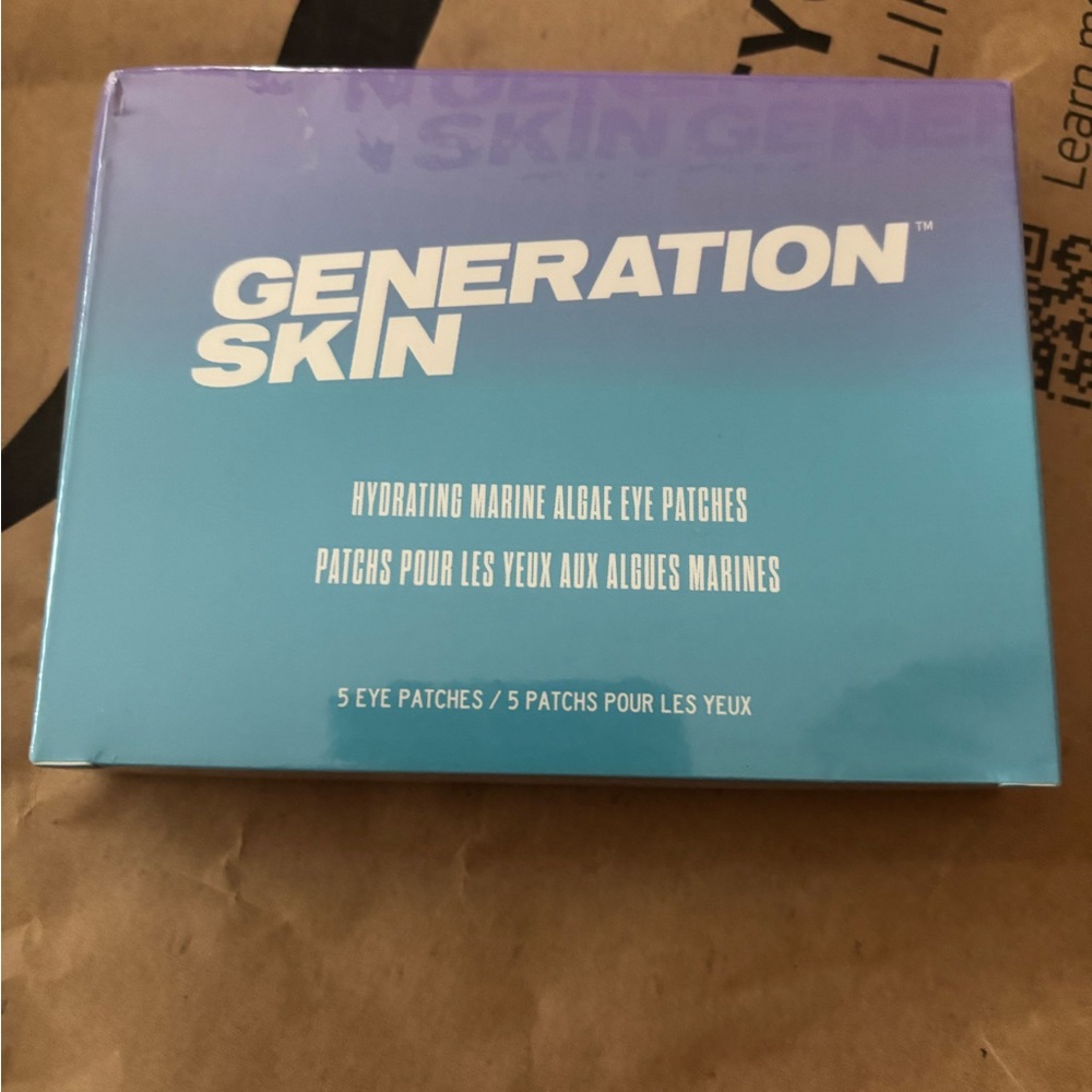 Hydrating Marine Algae Eye Patches - Blue